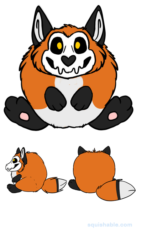 Squishable Skull Fox
